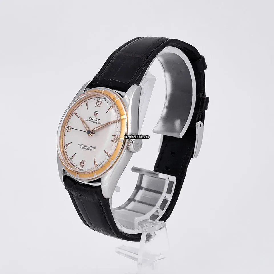 Fantastic Replica Rolex Oyster Perpetual 6107 Automatic Movement 34mm Steel Case Mens/unisex Watch - Image 4