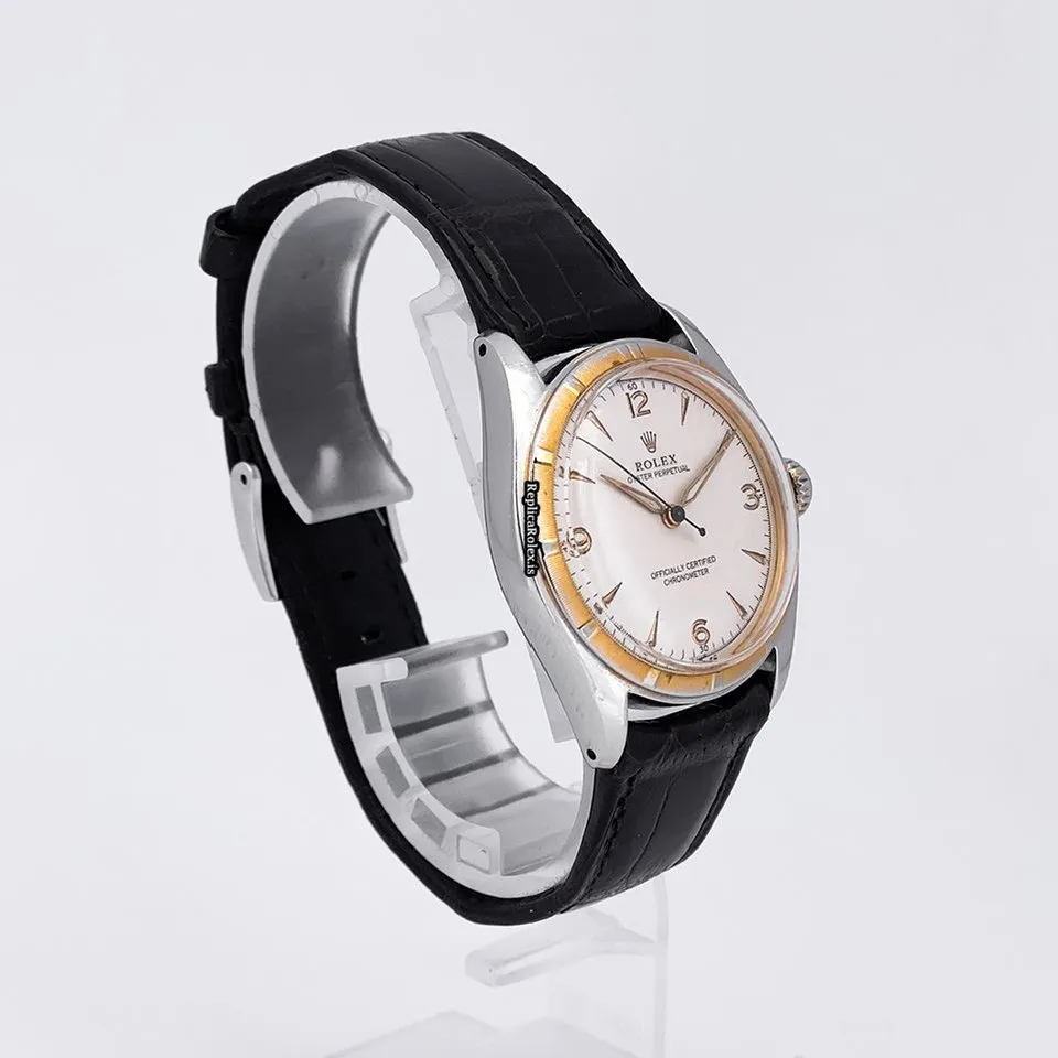 Fantastic Replica Rolex Oyster Perpetual 6107 Automatic Movement 34mm Steel Case Mens/unisex Watch - Image 5