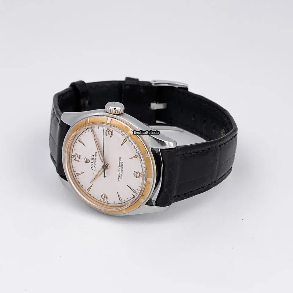 Fantastic Replica Rolex Oyster Perpetual 6107 Automatic Movement 34mm Steel Case Mens/unisex Watch - Image 6