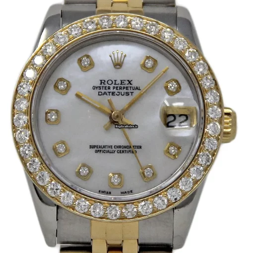 Amazing Replica Rolex Datejust 6827 Automatic Movement 31mm Steel Case Womens Watch