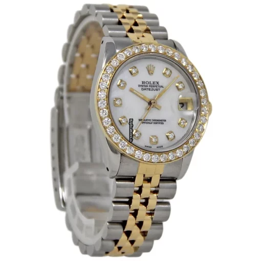 Amazing Replica Rolex Datejust 6827 Automatic Movement 31mm Steel Case Womens Watch - Image 5