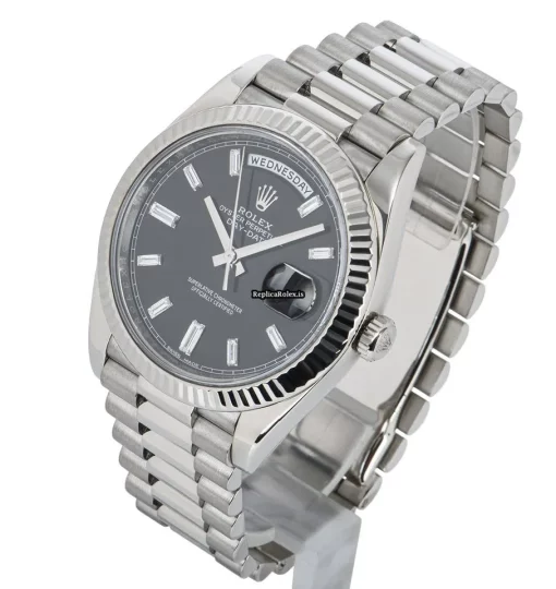 Recommend Copy Rolex Day-date 40 228239 Caliber 3255 Automatic Movement 40mm White Gold Case Mens/unisex Watch - Image 3
