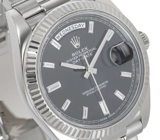 Recommend Copy Rolex Day-date 40 228239 Caliber 3255 Automatic Movement 40mm White Gold Case Mens/unisex Watch - Image 4