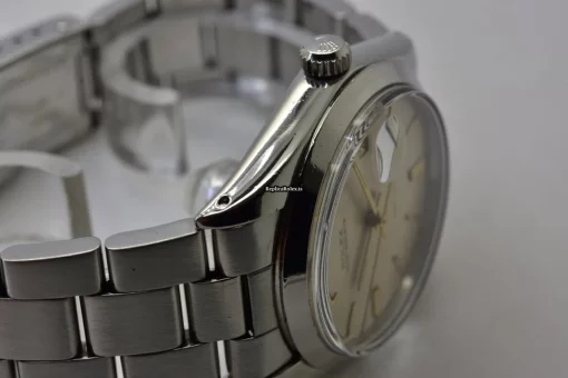 Exquisite Fake Rolex Oyster Precision 6694 Manual Winding Movement 35mm Steel Case Watch - Image 3