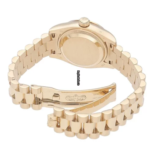 Superior Replica Rolex Lady-datejust 179158ng Caliber 2235 Automatic Movement 26mm Yellow Gold Case Watch - Image 4