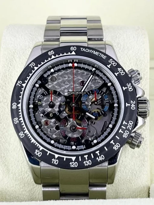 Awesome Fake Rolex Daytona 116520 Caliber 4130 Automatic Movement 40mm Steel Case Mens/unisex Watch - Image 3