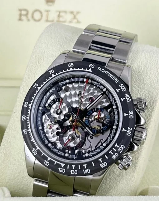 Awesome Fake Rolex Daytona 116520 Caliber 4130 Automatic Movement 40mm Steel Case Mens/unisex Watch - Image 6