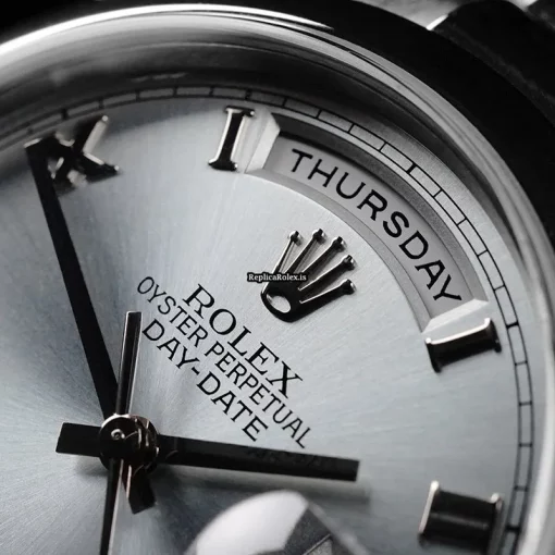 Trustworthy Replica Rolex Day-date 36 118206 Automatic Movement 36mm Platinum Case Mens/unisex Watch - Image 7