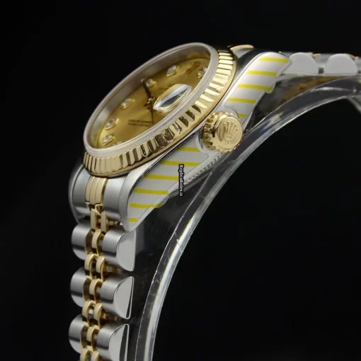 Good Replica Rolex Lady-datejust 69173 Caliber 2135 Automatic Movement 26mm Gold/steel Case Womens Watch - Image 12