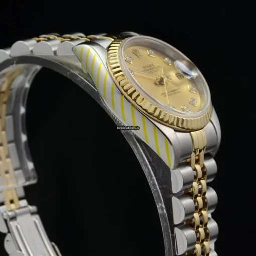 Good Replica Rolex Lady-datejust 69173 Caliber 2135 Automatic Movement 26mm Gold/steel Case Womens Watch - Image 13