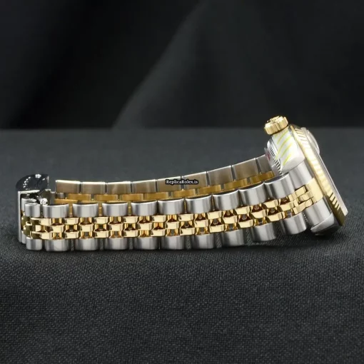 Good Replica Rolex Lady-datejust 69173 Caliber 2135 Automatic Movement 26mm Gold/steel Case Womens Watch - Image 5