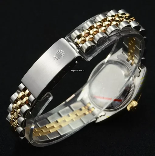 Good Replica Rolex Lady-datejust 69173 Caliber 2135 Automatic Movement 26mm Gold/steel Case Womens Watch - Image 8