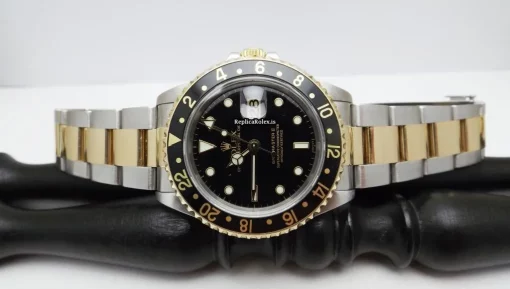 Swiss Fake Rolex Gmt-master II 16713 Caliber 3185 Automatic Movement 40mm Gold/steel Case Mens/unisex Watch - Image 10
