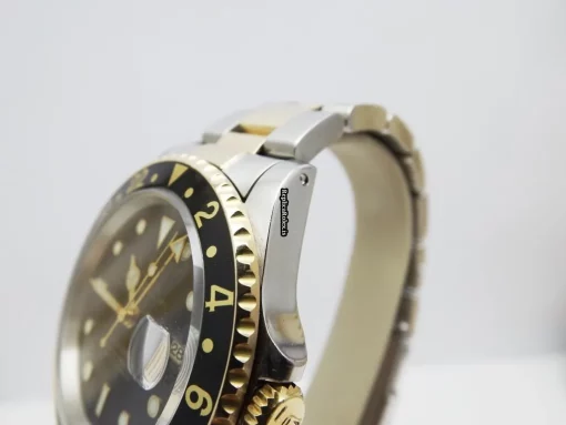 Swiss Fake Rolex Gmt-master II 16713 Caliber 3185 Automatic Movement 40mm Gold/steel Case Mens/unisex Watch - Image 3