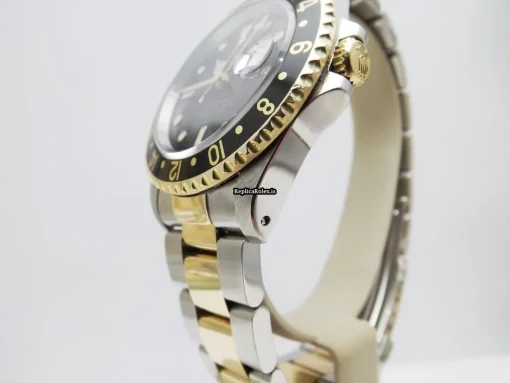 Swiss Fake Rolex Gmt-master II 16713 Caliber 3185 Automatic Movement 40mm Gold/steel Case Mens/unisex Watch - Image 4