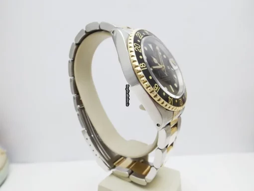 Swiss Fake Rolex Gmt-master II 16713 Caliber 3185 Automatic Movement 40mm Gold/steel Case Mens/unisex Watch - Image 7