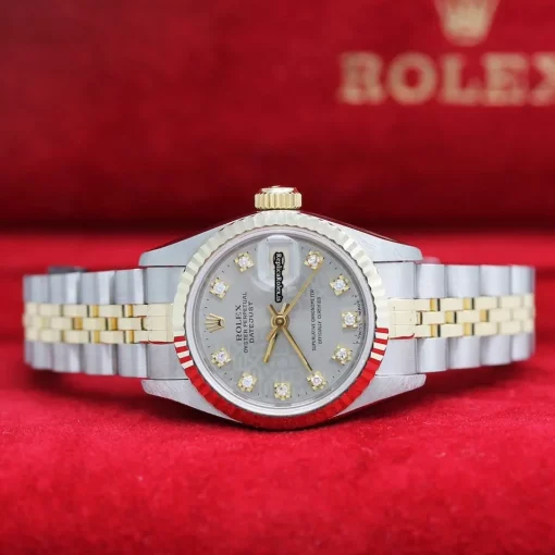 Incredible Replica Rolex Lady-datejust 69173 Caliber 2135 Automatic Movement 26mm Steel Case Womens Watch - Image 4