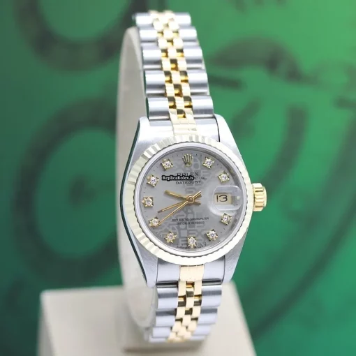 Incredible Replica Rolex Lady-datejust 69173 Caliber 2135 Automatic Movement 26mm Steel Case Womens Watch - Image 7