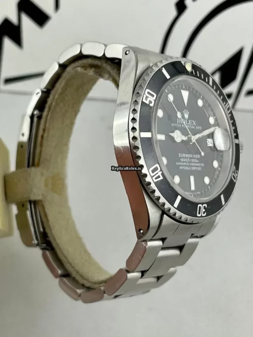 Incredible Fake Rolex Submariner Date 16610 Caliber 3135 Automatic Movement 40mm Steel Case Mens/unisex Watch - Image 5
