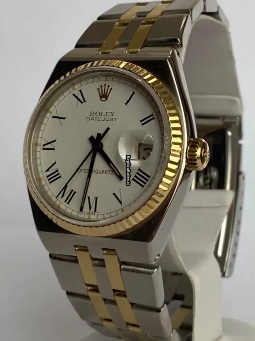 Great Copies Rolex Datejust Oysterquartz 17013 Caliber 5035 Quartz Movement 36x42mm Gold/steel Case Mens/unisex Watch