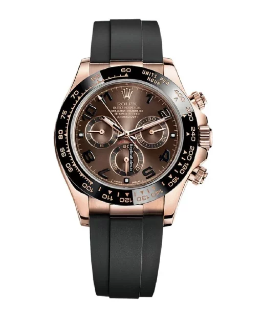 Design Fake Rolex Daytona 116515ln Caliber 4130 Automatic Movement 40mm Rose Gold Case Mens/unisex Watch - Image 2
