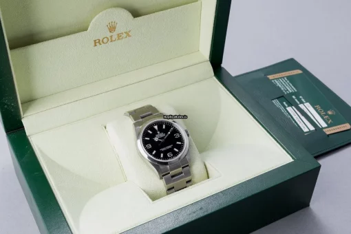 Awesome Fake Rolex Explorer 114270 Caliber 3130 Automatic Movement 36mm Steel Case Mens/unisex Watch - Image 6