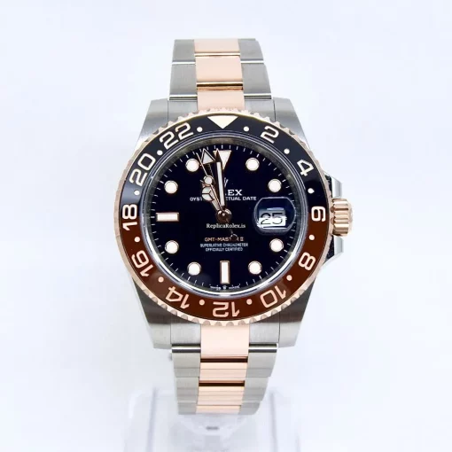 Incredible Replica Rolex Gmt-master II 126711chnr Caliber 3285 Automatic Movement 40mm Gold/steel Case Mens/unisex Watch