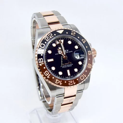 Incredible Replica Rolex Gmt-master II 126711chnr Caliber 3285 Automatic Movement 40mm Gold/steel Case Mens/unisex Watch - Image 3