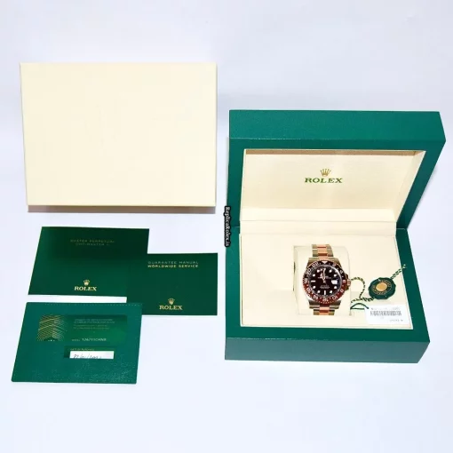 Incredible Replica Rolex Gmt-master II 126711chnr Caliber 3285 Automatic Movement 40mm Gold/steel Case Mens/unisex Watch - Image 5