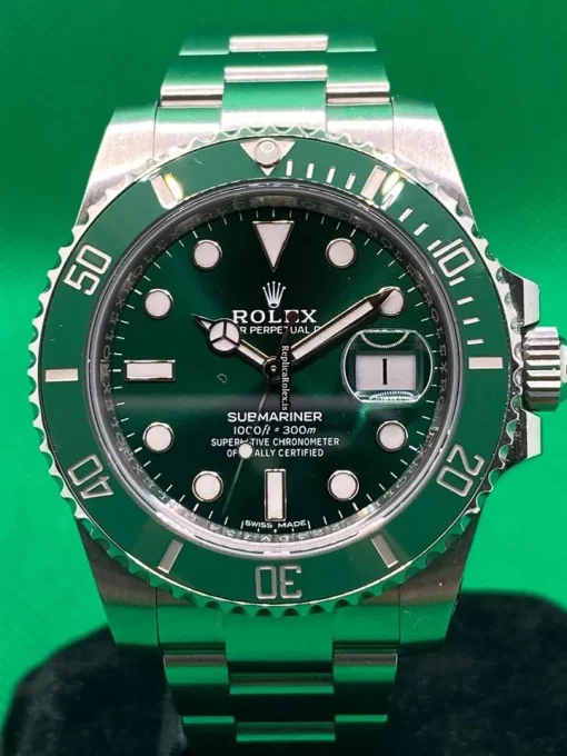 Fine Replica Rolex Submariner Date 116610lv Caliber 3135 Automatic Movement 40mm Steel Case Mens/unisex Watch - Image 9