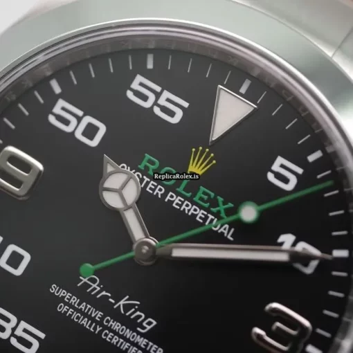 Remarkable Replica Rolex Air King 116900 Automatic Movement 40mm Steel Case Mens/unisex Watch - Image 11