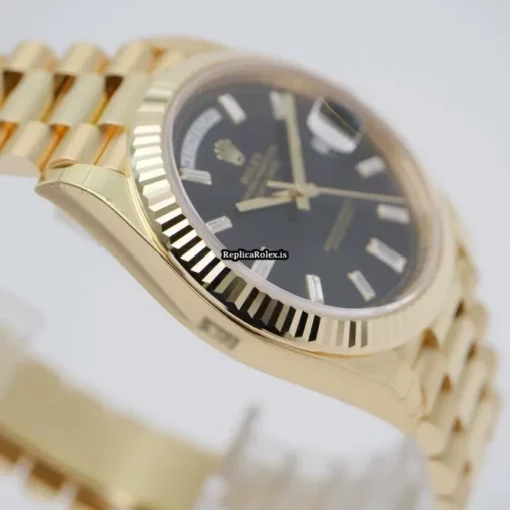 Perfect Replica Rolex Day-date 40 228238 Automatic Movement 40mm Yellow Gold Case Mens/unisex Watch - Image 7