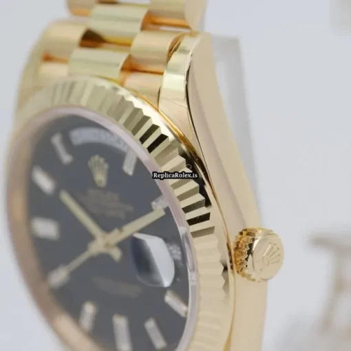 Perfect Replica Rolex Day-date 40 228238 Automatic Movement 40mm Yellow Gold Case Mens/unisex Watch - Image 8