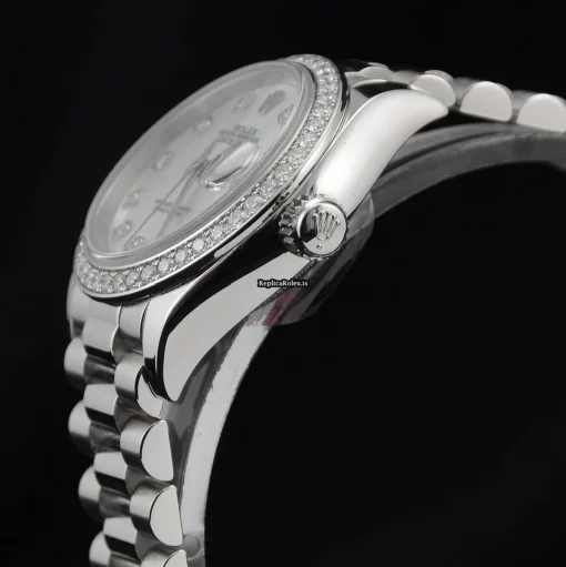 Incredible Replica Rolex Lady-datejust 279136rbr Caliber 2236 Automatic Movement 28mm Platinum Case Womens Watch - Image 13