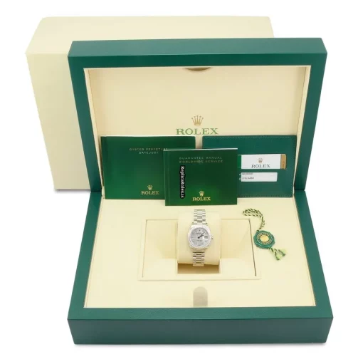 Incredible Replica Rolex Lady-datejust 279136rbr Caliber 2236 Automatic Movement 28mm Platinum Case Womens Watch - Image 5