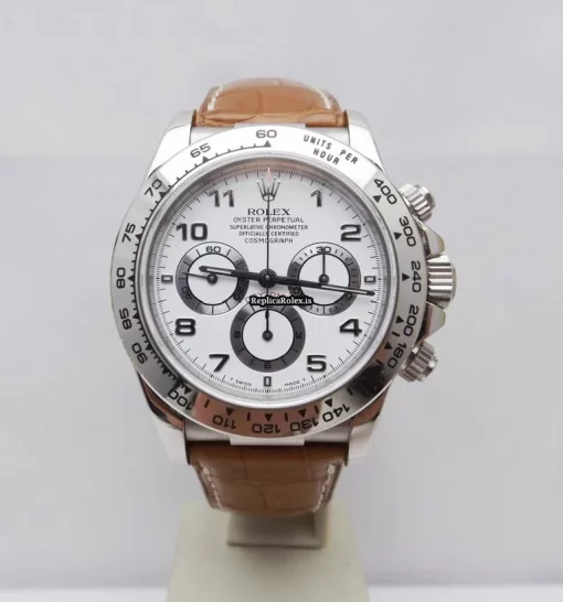 Trustworthy Replica Rolex Daytona 16519 Caliber 4030 Automatic Movement 40mm White Gold Case Mens/unisex Watch