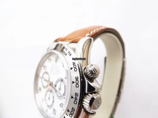 Trustworthy Replica Rolex Daytona 16519 Caliber 4030 Automatic Movement 40mm White Gold Case Mens/unisex Watch - Image 3