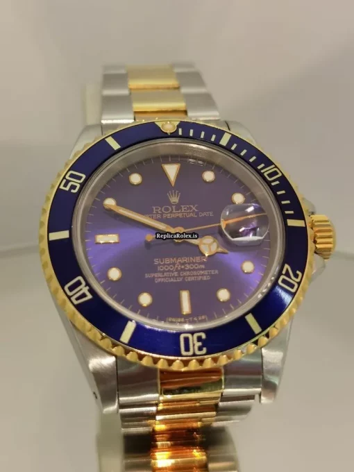 Cool Replica Rolex Submariner Date 16613 Caliber 3135 Automatic Movement 40mm Gold/steel Case Mens/unisex Watch - Image 3