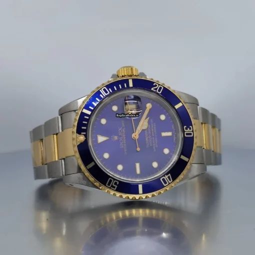 Cool Replica Rolex Submariner Date 16613 Caliber 3135 Automatic Movement 40mm Gold/steel Case Mens/unisex Watch - Image 8