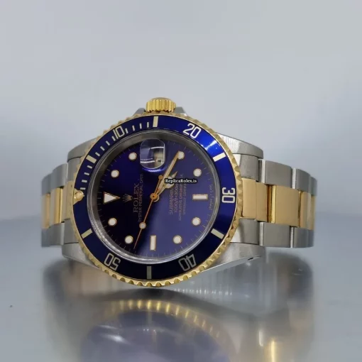 Cool Replica Rolex Submariner Date 16613 Caliber 3135 Automatic Movement 40mm Gold/steel Case Mens/unisex Watch - Image 9