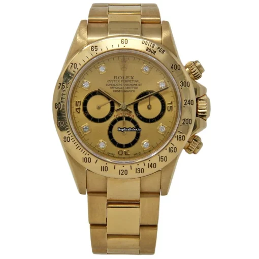Great Copies Rolex Daytona 16528 Automatic Movement 40mm Yellow Gold Case Mens/unisex Watch - Image 2