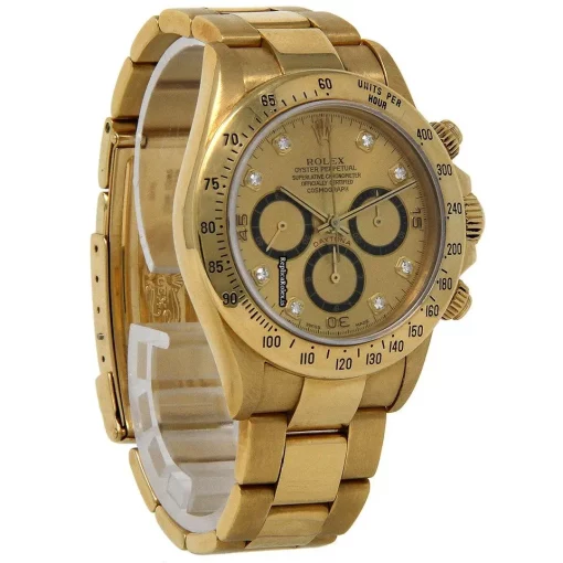 Great Copies Rolex Daytona 16528 Automatic Movement 40mm Yellow Gold Case Mens/unisex Watch - Image 5