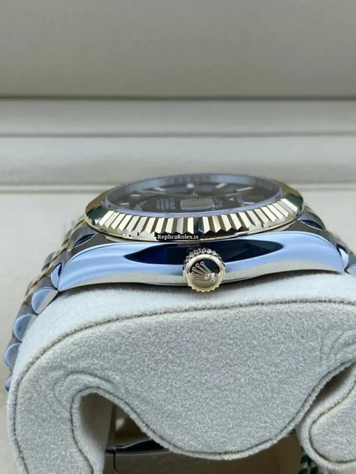 Fantastic Knockoff Rolex Sky-dweller 326933 Caliber 9001 Automatic Movement 42mm Gold/steel Case Mens/unisex Watch - Image 5