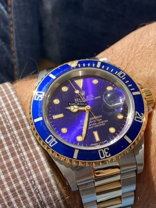 Unique Replica Rolex Submariner Date 16613 Caliber 3135 Automatic Movement 40mm Gold/steel Case Mens/unisex Watch