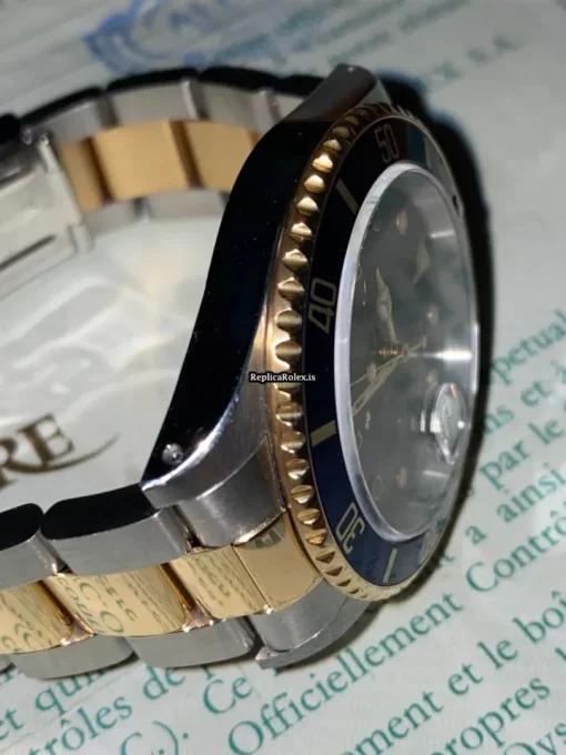 Unique Replica Rolex Submariner Date 16613 Caliber 3135 Automatic Movement 40mm Gold/steel Case Mens/unisex Watch - Image 11