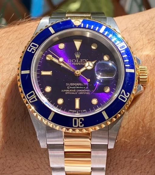 Unique Replica Rolex Submariner Date 16613 Caliber 3135 Automatic Movement 40mm Gold/steel Case Mens/unisex Watch - Image 14