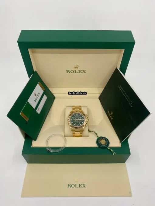 Suitable Fake Rolex Daytona 116508 Caliber 4130 Automatic Movement 40mm Yellow Gold Case Mens/unisex Watch - Image 2