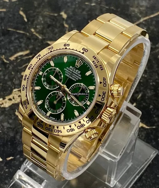 Suitable Fake Rolex Daytona 116508 Caliber 4130 Automatic Movement 40mm Yellow Gold Case Mens/unisex Watch - Image 4