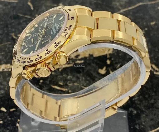 Suitable Fake Rolex Daytona 116508 Caliber 4130 Automatic Movement 40mm Yellow Gold Case Mens/unisex Watch - Image 5