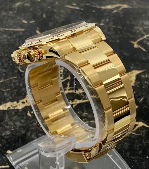 Suitable Fake Rolex Daytona 116508 Caliber 4130 Automatic Movement 40mm Yellow Gold Case Mens/unisex Watch - Image 6
